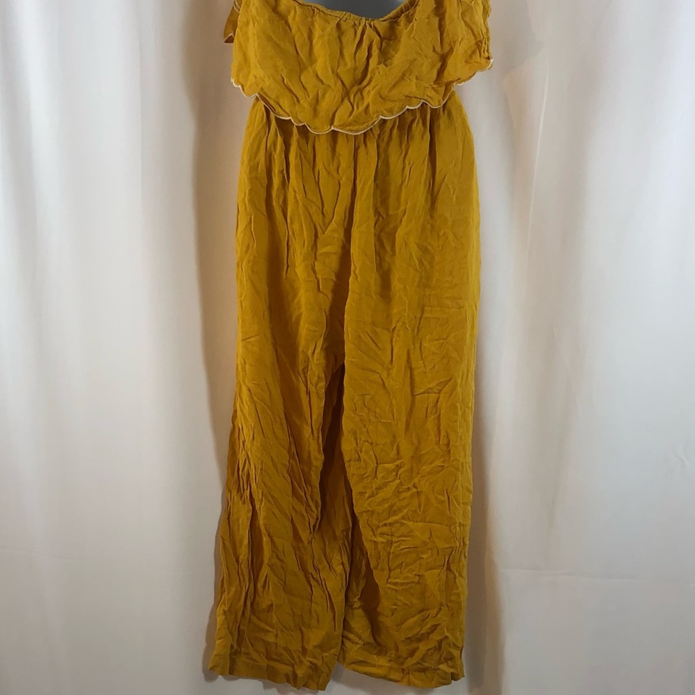 Flying Tomato Rayon ruffle neckline halter jumpsuit S - Picture 13 of 14